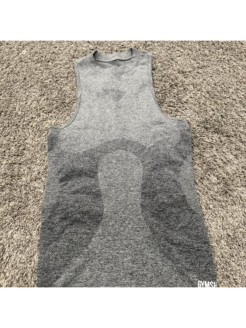 Gymshark Seamless Grey Sleeveless Tank Top